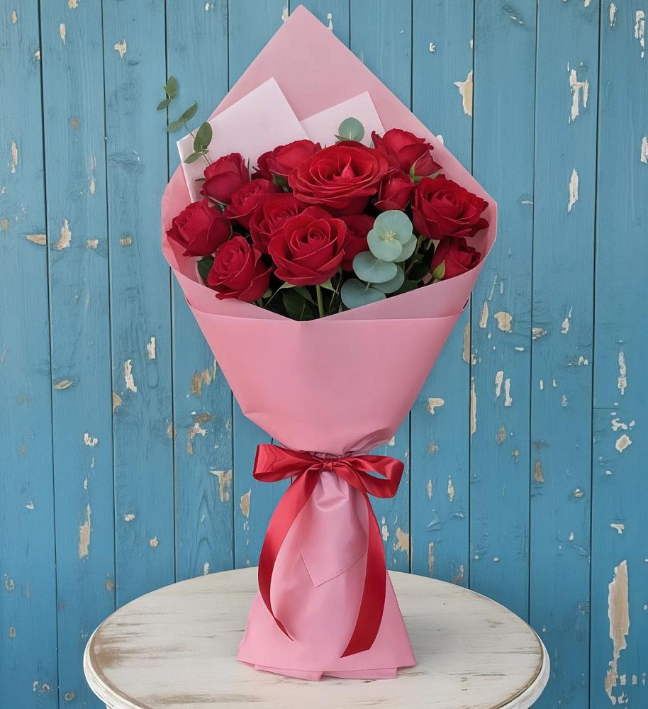 Букет цветов из: Розы в Знаменском Краснодарский край