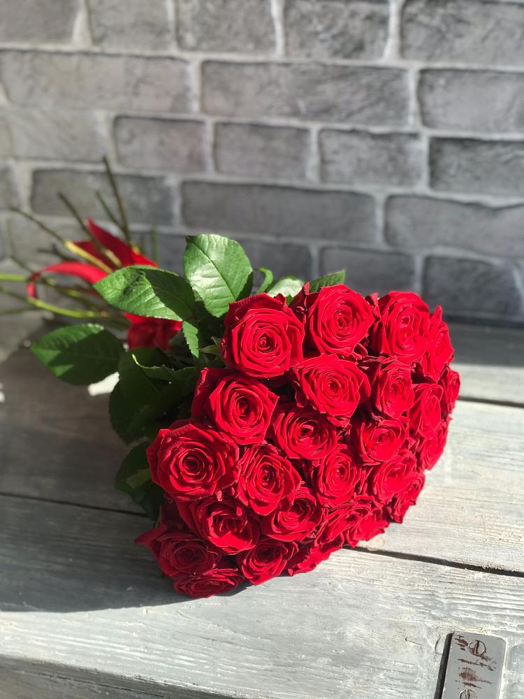 Букет Красные розы Фридом в Знаменском Краснодарский край