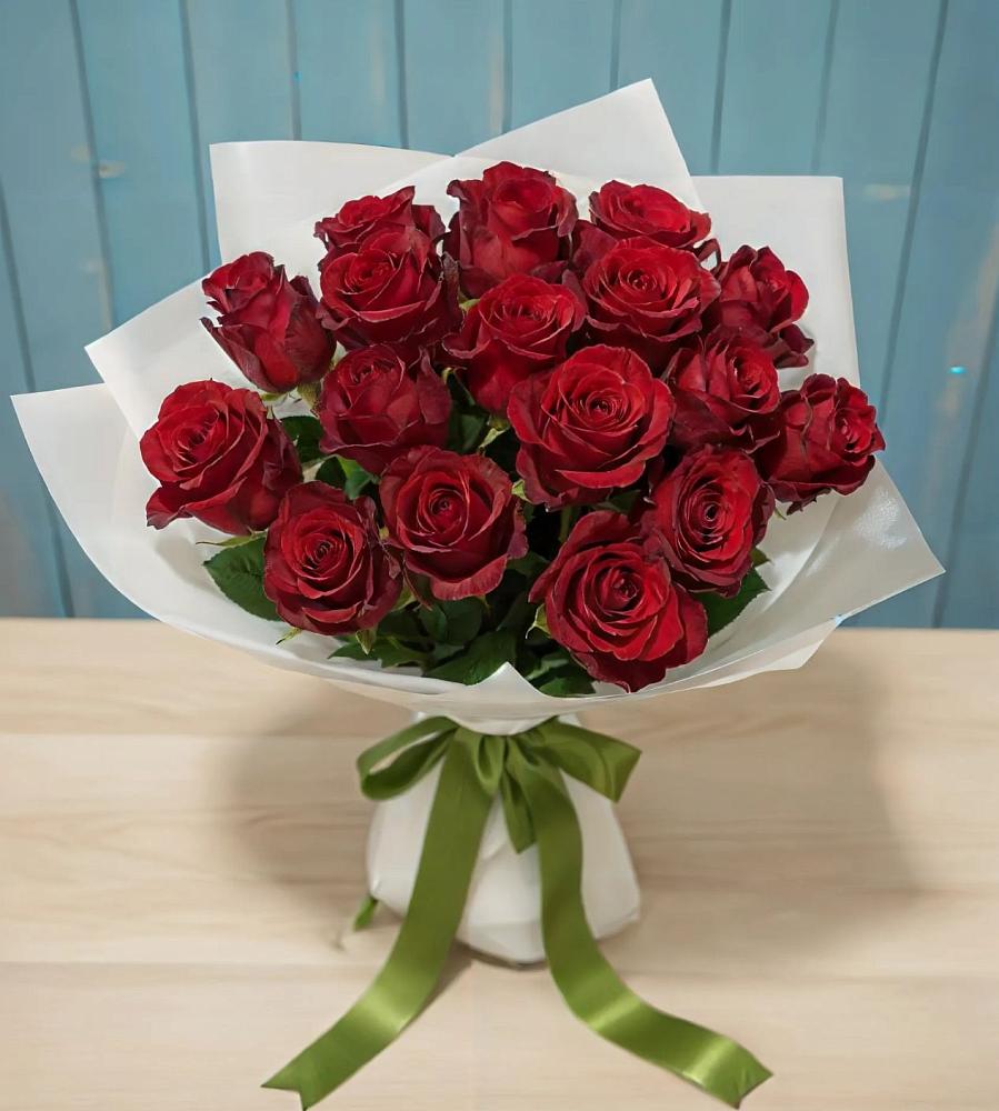 Букет Красные розы в Знаменском Краснодарский край