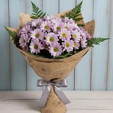 Букет цветов из:  Хризантемы в Знаменском Краснодарский край