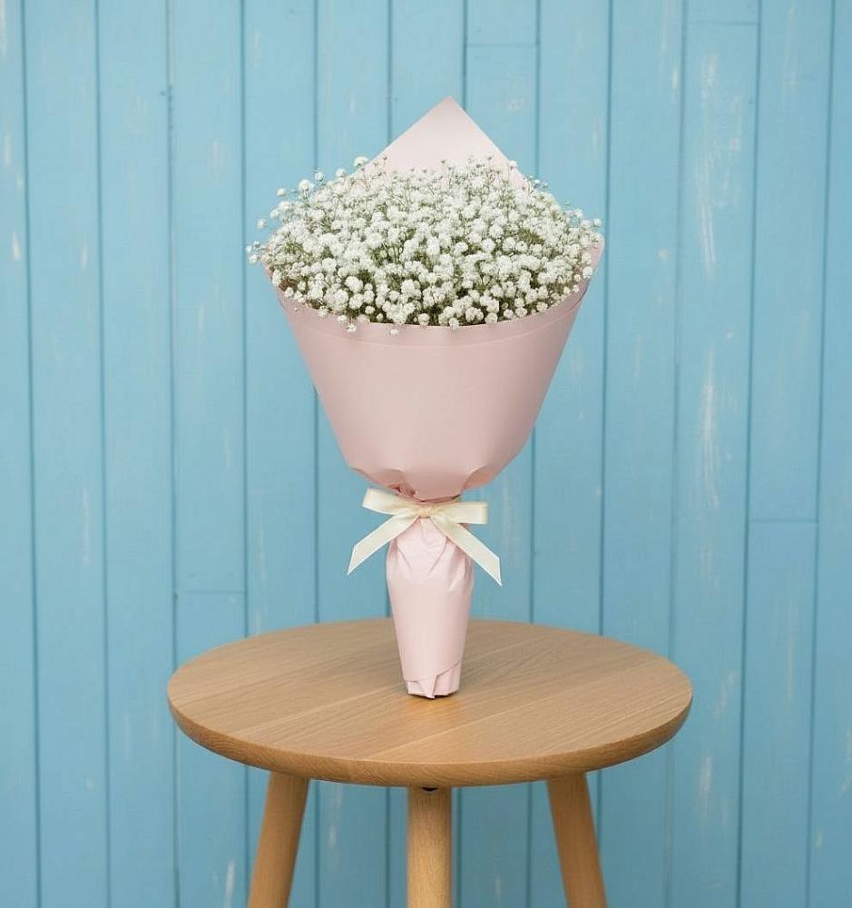 Букет цветов из: Гипсофила в Знаменском Краснодарский край