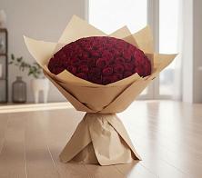 Букет 101 Красная роза в Знаменском Краснодарский край