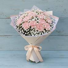 Букет цветов из:  Гвоздики в Знаменском Краснодарский край