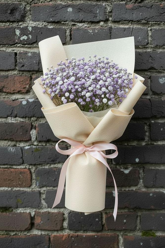 Букет цветов из: Гипсофила в Знаменском Краснодарский край