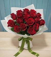 Букет Красные розы в Знаменском Краснодарский край