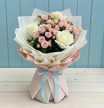 Букет цветов из:  Розы в Знаменском Краснодарский край