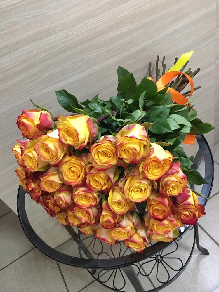 Букет Желтые розы в Знаменском Краснодарский край