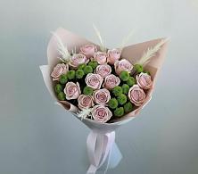 Букет цветов из:  Розы и Хризантемы в Знаменском Краснодарский край