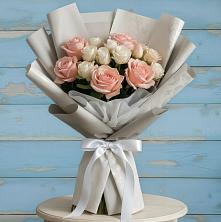Букет цветов из:  Розы в Знаменском Краснодарский край