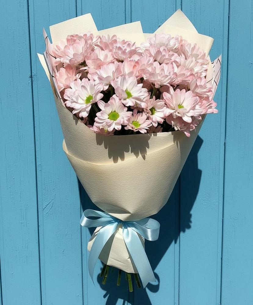 Букет цветов из: Хризантемы в Знаменском Краснодарский край