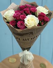 Букет цветов из:  Розы в Знаменском Краснодарский край