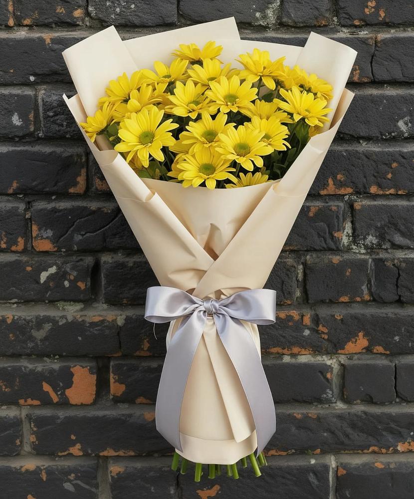 Букет цветов из: Хризантемы в Знаменском Краснодарский край