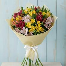 Букет цветов из:  Альстромерии в Знаменском Краснодарский край