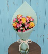 Букет цветов из:  Розы в Знаменском Краснодарский край