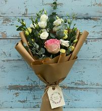 Букет цветов из:  Розы и Лизиантусы #REPLACE_PRED# Знаменском Краснодарский край