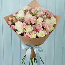 Букет цветов из:  Розы #REPLACE_PRED# Знаменском Краснодарский край