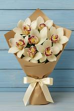 Букет цветов из:  Орхидеи и Розы в Знаменском Краснодарский край